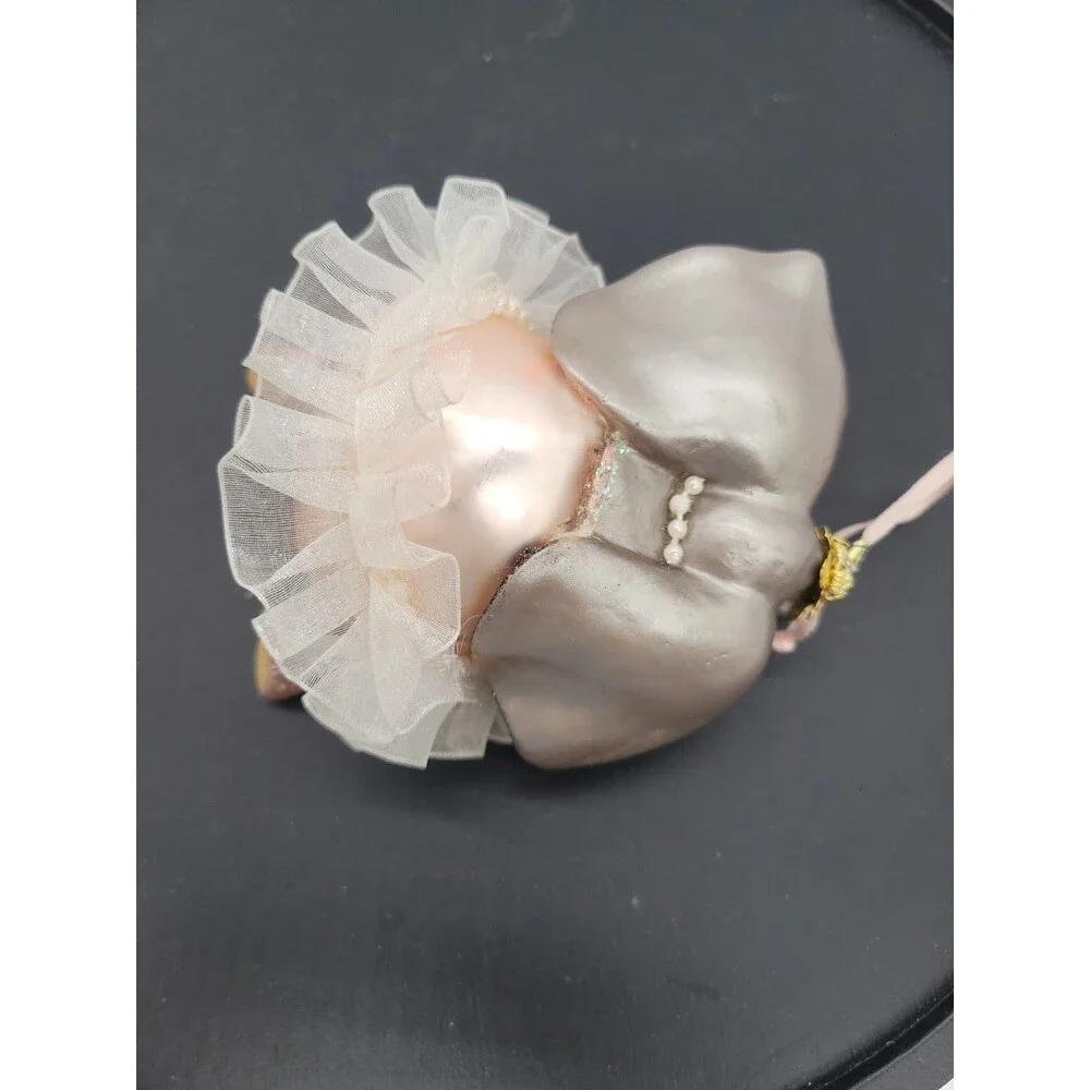 Sugar Plum Dancing Ballerina Elephant Christmas Resin 5